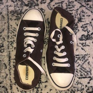 Brown Converse All Stars